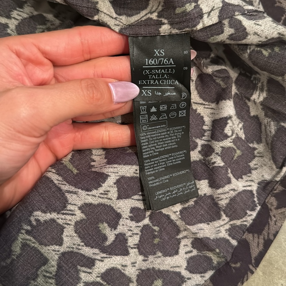 AllSaints Leopard Print Pajama Set - Picture 5 of 11